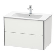 Duravit Waschtischunterschrank XSquare 81x47,8cm, No w s-matt, 2 Schubk., wandhängend-4