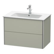 Duravit Waschtischunterschrank XSquare 81x47,8cm, Tau s-matt, 2 Schubk., wandhängend-2