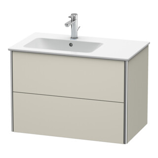 Duravit Waschtischunterschrank XSquare 81x47,8x56cm, 2 La, B l, wandhängend, Tau matt