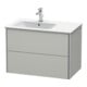 Duravit Waschtischunterschrank XSquare 81x47,8x56cm, 2 La, B l, wd, betongr m