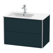 Duravit Waschtischunterschrank XSquare 81x47,8x56cm, 2 La, B l, wd, blau s-matt-5