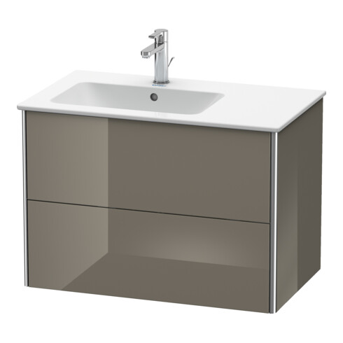 Duravit Waschtischunterschrank XSquare 81x47,8x56cm, 2 La, B l, wd, f Gr hgl