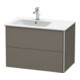 Duravit Waschtischunterschrank XSquare 81x47,8x56cm, 2 La, B l, wd, f Gr s-matt