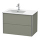 Duravit Waschtischunterschrank XSquare 81x47,8x56cm, 2 La, B l, wd, st-g s-matt