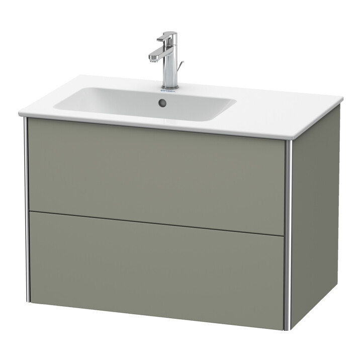 Duravit Waschtischunterschrank XSquare 81x47,8x56cm, 2 La, B l, wd, st-g s-matt