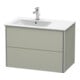 Duravit Waschtischunterschrank XSquare 81x47,8x56cm, 2 La, B l, wd, Tau s-matt