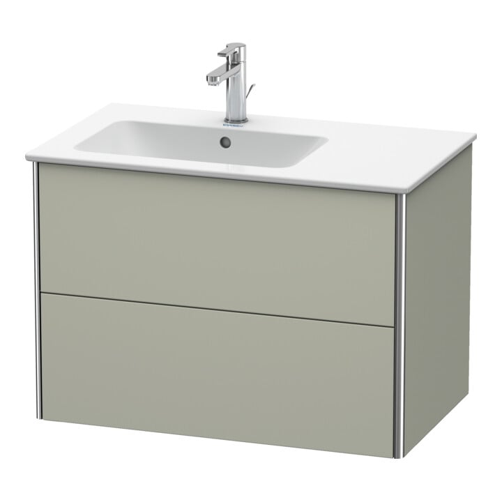 Duravit Waschtischunterschrank XSquare 81x47,8x56cm, 2 La, B l, wd, Tau s-matt