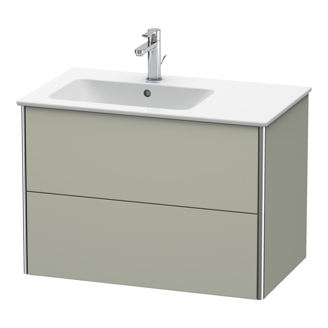 Duravit Waschtischunterschrank XSquare 81x47,8x56cm, 2 La, B l, wd, Tau s-matt