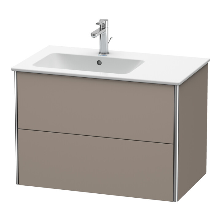 Duravit Waschtischunterschrank XSquare 81x47,8x56cm, 2 La, B li, wandhängend, bas. m