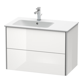 Duravit Waschtischunterschrank XSquare 81x47,8x56cm, 2 La, B li, wandhängend, graph m