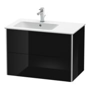 Duravit Waschtischunterschrank XSquare 81x47,8x56cm, 2 La, B li, wandhängend, sw hgl-2