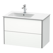 Duravit Waschtischunterschrank XSquare 81x47,8x56cm, 2 La, B li, wandhängend, we m-5