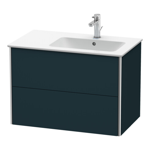 Duravit Waschtischunterschrank XSquare 81x47,8x56cm, 2 La, B r, wd, blau s-matt
