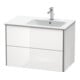 Duravit Waschtischunterschrank XSquare 81x47,8x56cm, 2 La, B r, wd, graph matt