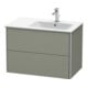 Duravit Waschtischunterschrank XSquare 81x47,8x56cm, 2 La, B r, wd, st-g s-matt