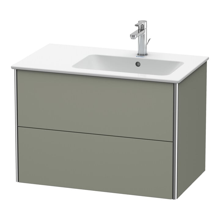 Duravit Waschtischunterschrank XSquare 81x47,8x56cm, 2 La, B r, wd, st-g s-matt