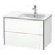 Duravit Waschtischunterschrank XSquare 81x47,8x56cm, 2 La, B re, wandhängend, we matt-1