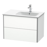 Duravit Waschtischunterschrank XSquare 81x47,8x56cm, 2 La, B re, wandhängend, we matt