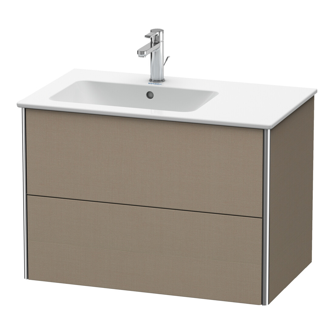 Duravit Waschtischunterschrank XSquare 81x47,8x56cm, 2 La, Beck. li, wandhängend, lei