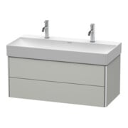 Duravit Waschtischunterschrank XSquare 98,4x46cm, betongr m, 2 Schubk., wandhängend-2