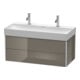 Duravit Waschtischunterschrank XSquare 98,4x46cm, f Gr hgl, 2 Schubk., wandhängend