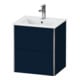 Duravit Waschtischunterschrank XSquare Compact 51x41,8x56cm, 2 La, wandhängend, blau s-matt-1