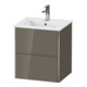Duravit Waschtischunterschrank XSquare Compact 51x41,8x56cm, 2 La, wandhängend, flan. Gr hgl-1