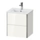 Duravit Waschtischunterschrank XSquare Compact 51x41,8x56cm, 2 La, wandhängend, graph matt-5