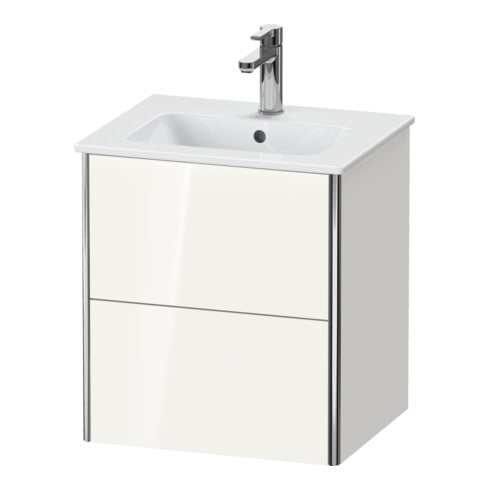 Duravit Waschtischunterschrank XSquare Compact 51x41,8x56cm, 2 La, wandhängend, Tau s-matt