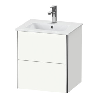Duravit Waschtischunterschrank XSquare Compact 51x41,8x56cm, 2 La, wandhängend, we s-matt