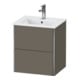 Duravit Waschtischunterschrank XSquare Compact 51x41,8x56cm, 2 La, wd, flan. Gr s-matt-1