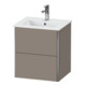 Duravit Waschtischunterschrank XSquare Compact 51x41,8x56cm, 2 Schubk., wandhängend, bas. m-1