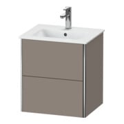 Duravit Waschtischunterschrank XSquare Compact 51x41,8x56cm, 2 Schubk., wandhängend, bas. m
