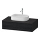 Duravit Waschtischunterschrank Zencha 100x55cm, 1 AZ, E schw/grap m, k Einr-Sy