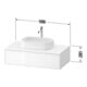 Duravit Waschtischunterschrank Zencha 100x55cm, 1 AZ, E sw/we m, k Einr-Sys-3