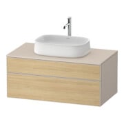 Duravit Waschtischunterschrank Zencha 100x55cm, 1 Lad, E nat/tau m, k EinrSy
