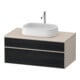 Duravit Waschtischunterschrank Zencha 100x55cm, 1 Lad, E sw/tau m, k EinrSy-1