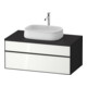 Duravit Waschtischunterschrank Zencha 100x55cm, 1 Lad, Gl w/grap m, k EinrSy-1
