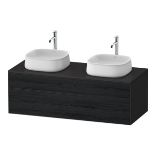 Duravit Waschtischunterschrank Zencha 130x55cm, B bs, E schw/gra m, k Einr-Sys