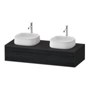 Duravit Waschtischunterschrank Zencha 130x55cm, B bs, E schw/gra m, k Einr-Sys