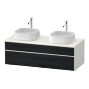 Duravit Waschtischunterschrank Zencha 130x55cm, B bs, E sw/we m, k Einr-Sys