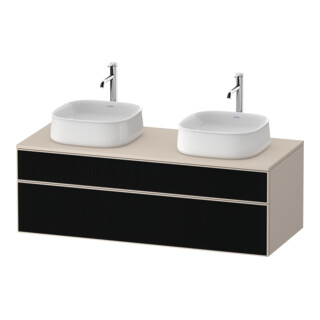 Duravit Waschtischunterschrank Zencha 130x55cm, B bs, G s Lini/t m, k Einr-Sys