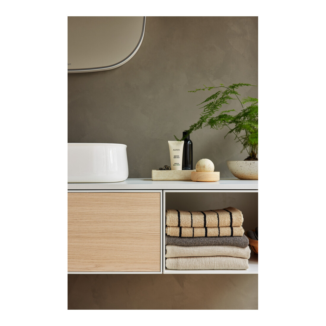 Duravit Waschtischunterschrank Zencha 130x55cm, B L, E na/we m, k Einr-Sys