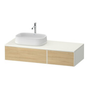 Duravit Waschtischunterschrank Zencha 130x55cm, B L, E na/we m, k Einr-Sys