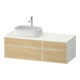 Duravit Waschtischunterschrank Zencha 130x55cm, B L, E na/we m, k Einr-Sys-1