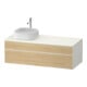 Duravit Waschtischunterschrank Zencha 130x55cm, B L, E na/we m, k Einr-Sys-1
