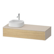 Duravit Waschtischunterschrank Zencha 130x55cm, B L, E nat/tau m, k Einr-Sys