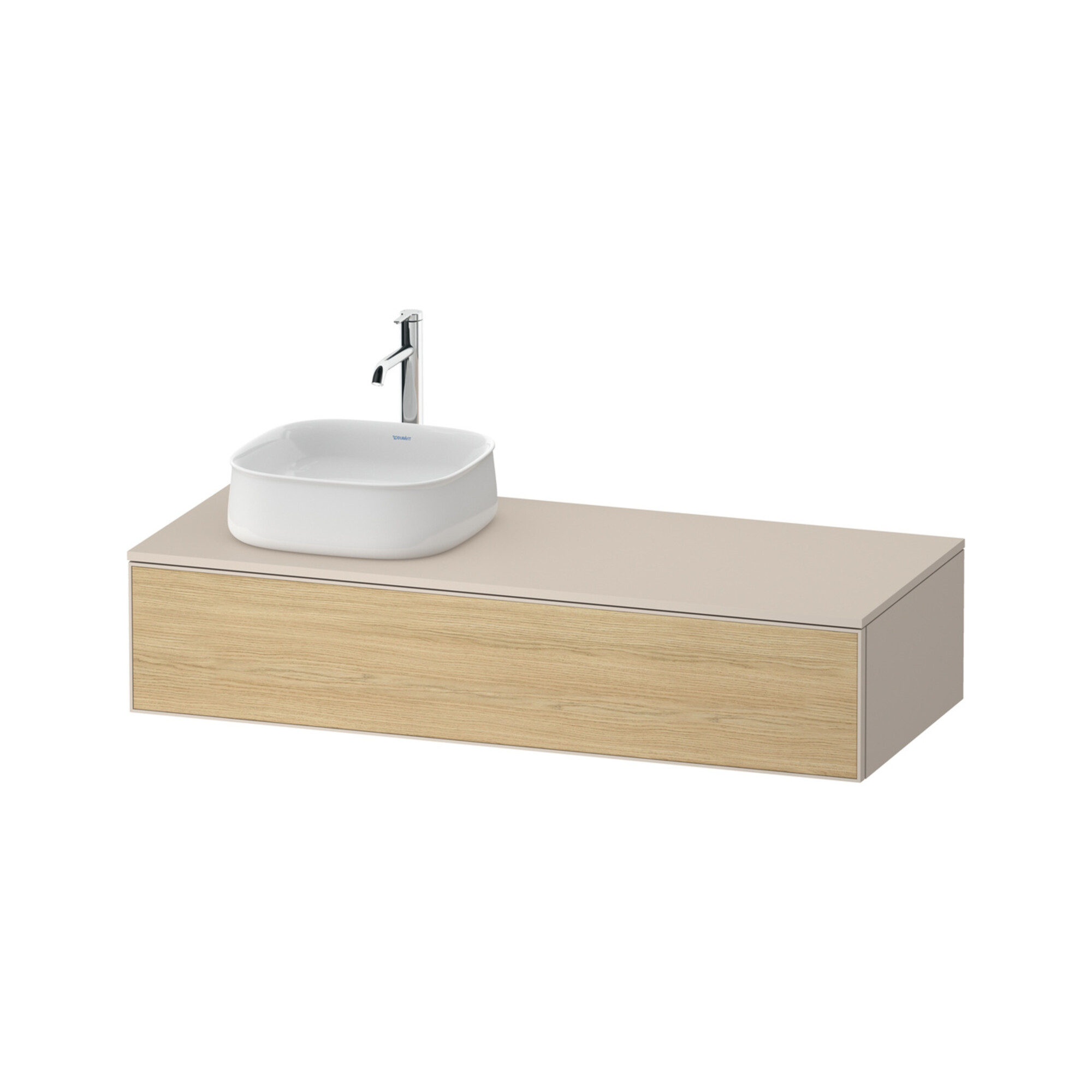 Duravit Waschtischunterschrank Zencha 130x55cm, B L, E nat/tau m, k Einr-Sys