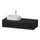 Duravit Waschtischunterschrank Zencha 130x55cm, B L, E schw/gra m, k Einr-Sys-1