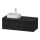 Duravit Waschtischunterschrank Zencha 130x55cm, B L, E schw/gra m, k Einr-Sys-1
